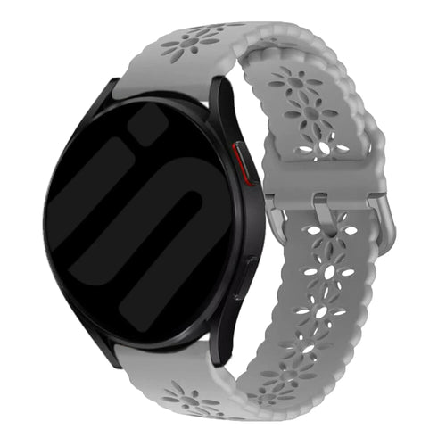 Amazfit GTR Mini Patterned Silicone Strap (Grey)