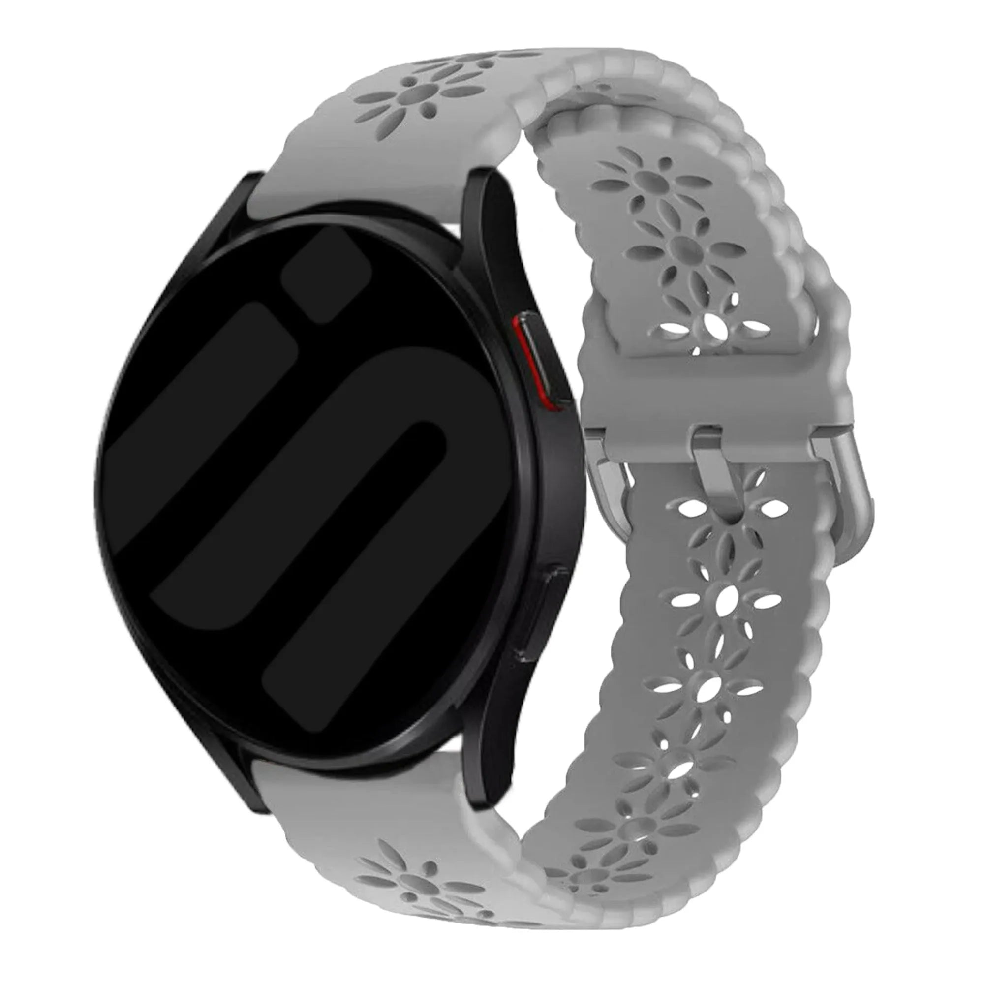 Bracelet de silicone avec relief Amazfit GTR Mini (gris)