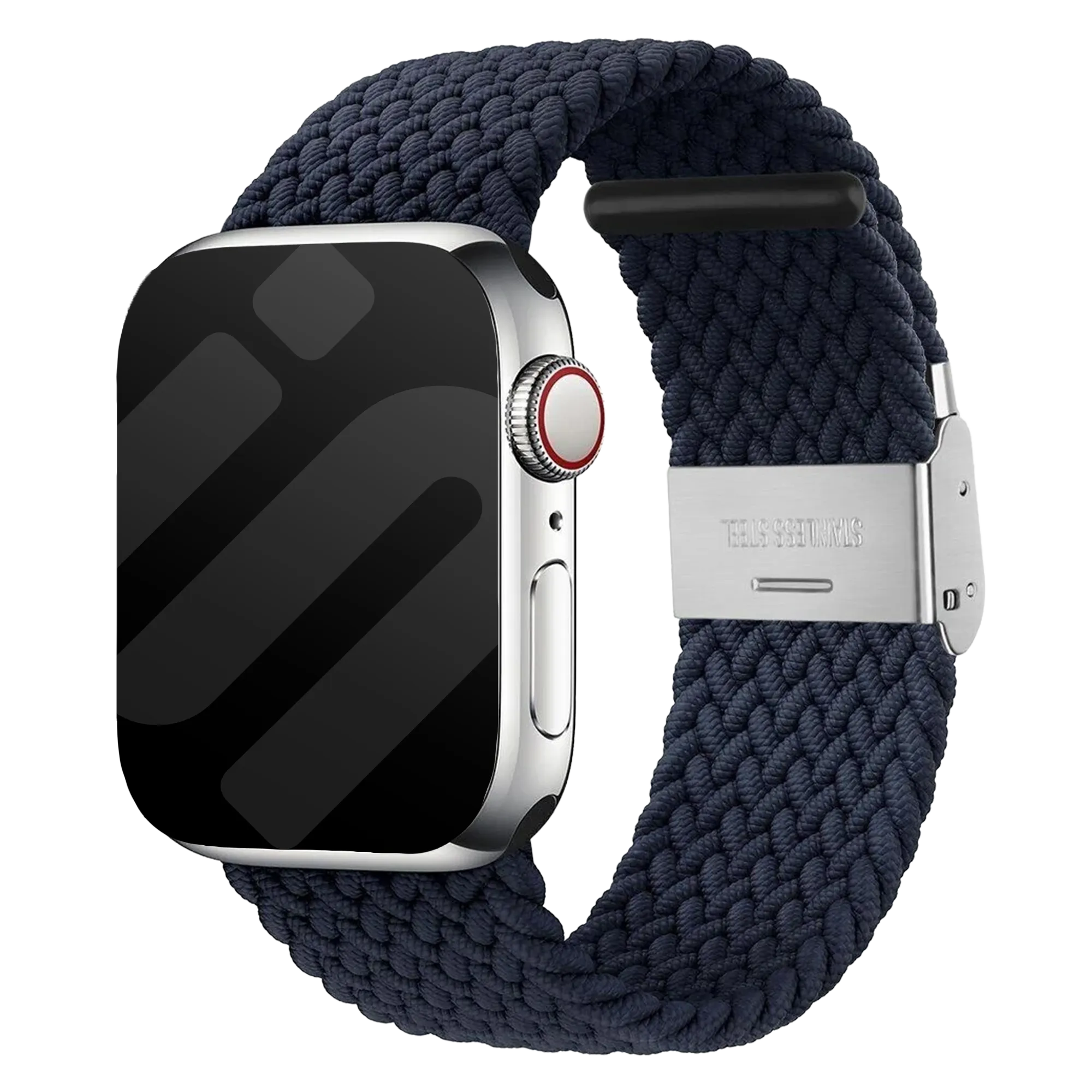 Bracelet tressé Apple Watch (charbon)