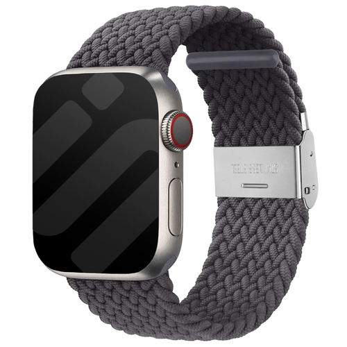 Bracelet tressé Apple Watch (gris sidéral)