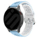 Bracelet de silicone avec relief Amazfit GTS 4 (bleu clair/blanc)