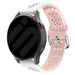 Bracelet silicone avec motif Polar Ignite 2 (blanc/rose)