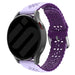 Bracelet de silicone avec relief Coros Pace 2 (lila/violet)