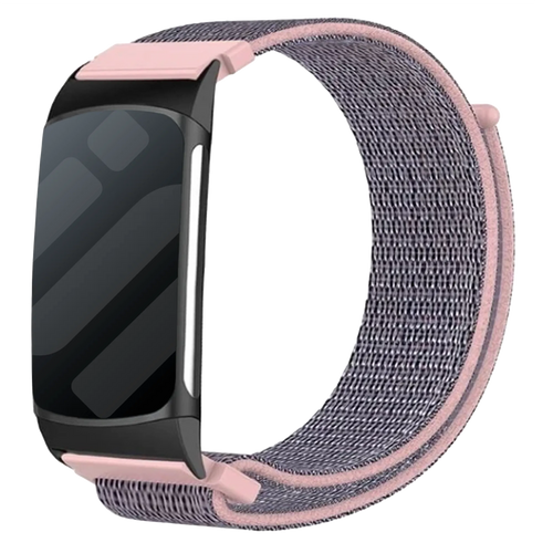 Bracelet nylon Fitbit Charge 6 (rose)