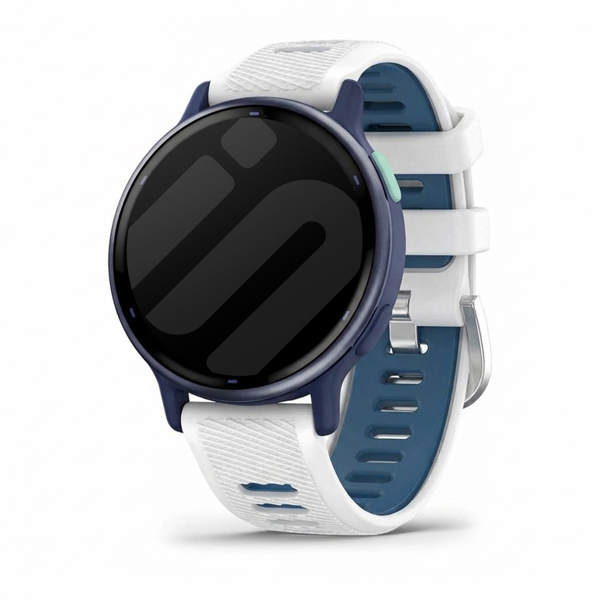 Bracelet sport á boucle Garmin Vivoactive 5 (blanc/bleu)