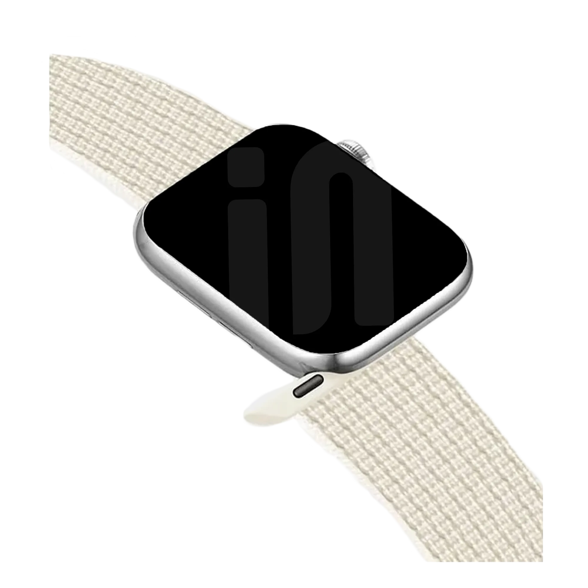 Bracelet Apple Watch nylon (lumière stellaire)