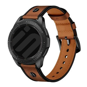 Bracelet cuir vissé OnePlus Watch 3 (noir)