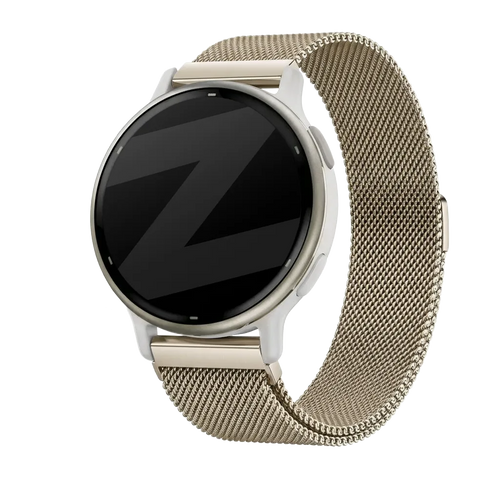 Bandz Bracelet milanais Garmin Vivoactive 5 (or champagne)