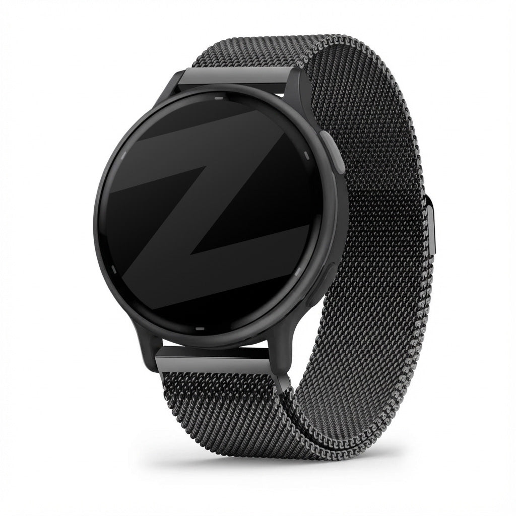 Bandz Bracelet milanais loop Garmin Vivoactive 5 (noir)