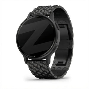 Bandz Bracelet acier 'Dragon' Garmin Vivoactive 5 (noir)
