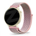 Bandz Garmin Vivoactive 6 Nylon Loop Strap (Pink)