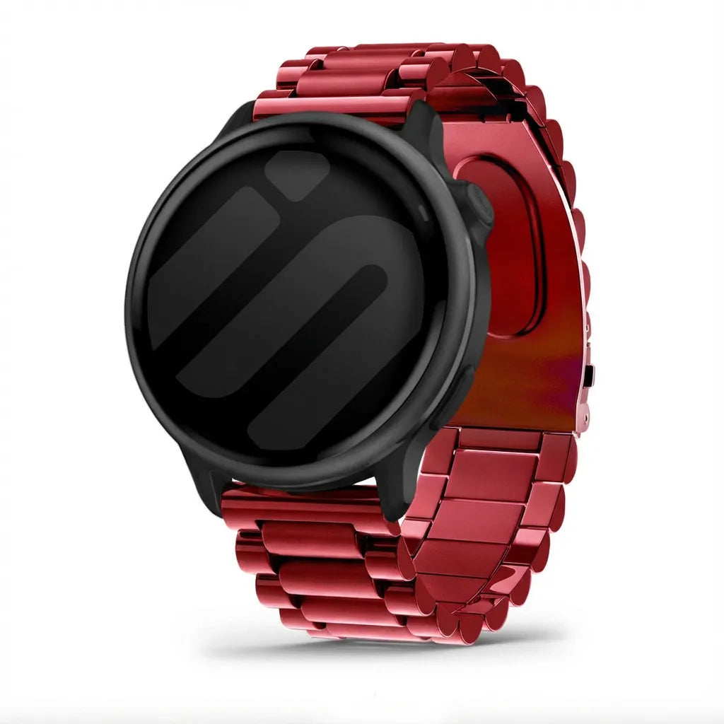Garmin Vivoactive 6 Steel Strap (Wine Red)