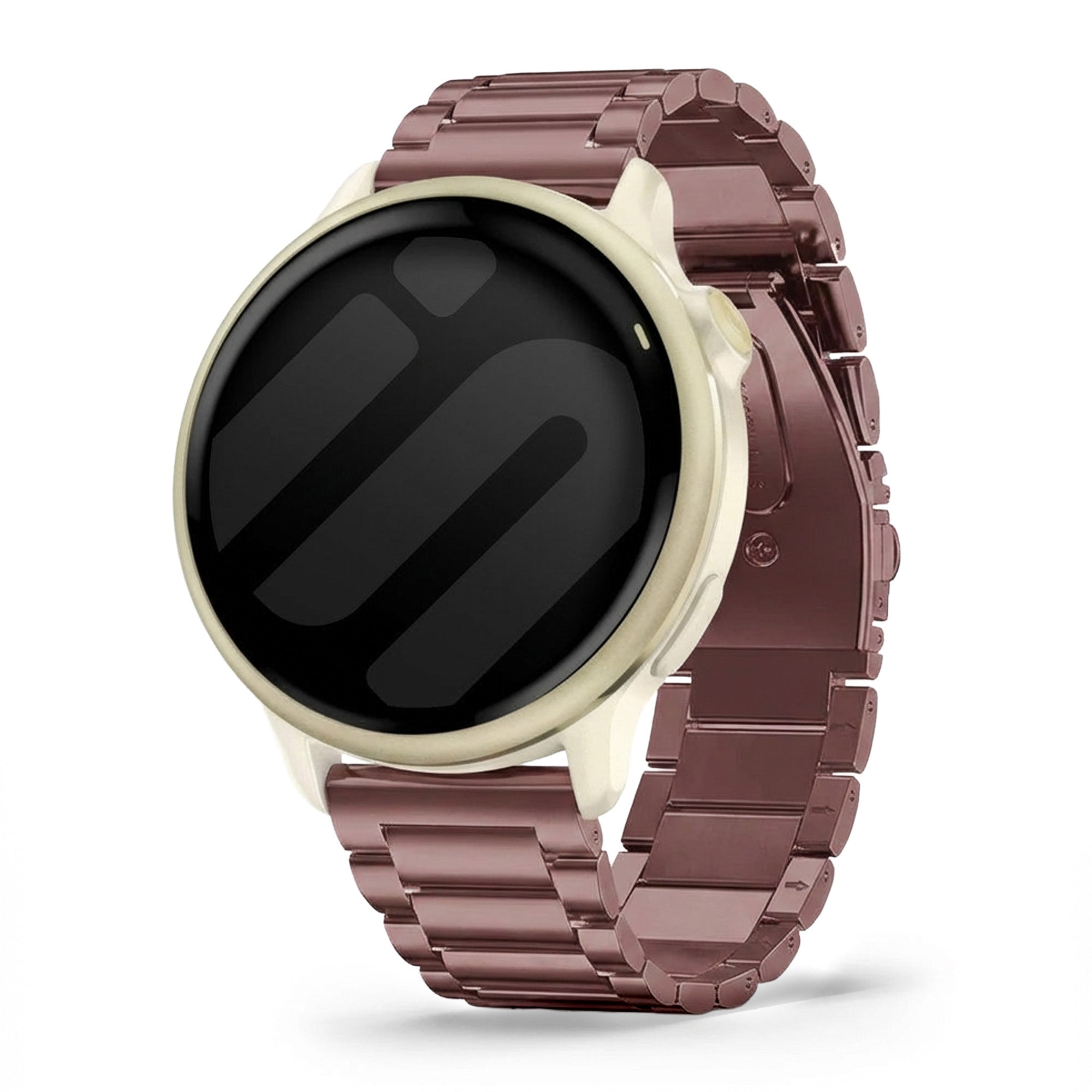 Bracelet acier Garmin Vivoactive 6 (brun bronze)