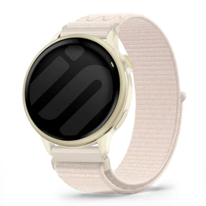 Nylon Strap, starlight, on a watch, 3/4 front view