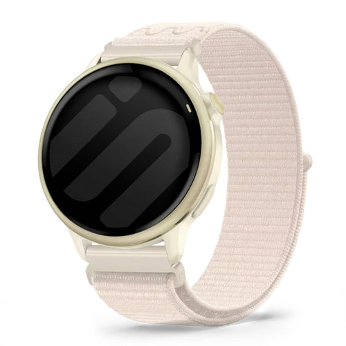 Nylon Strap, starlight, on a watch, 3/4 front view