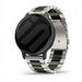 Bracelet acier Garmin Vivoactive 5 (argent/noir)
