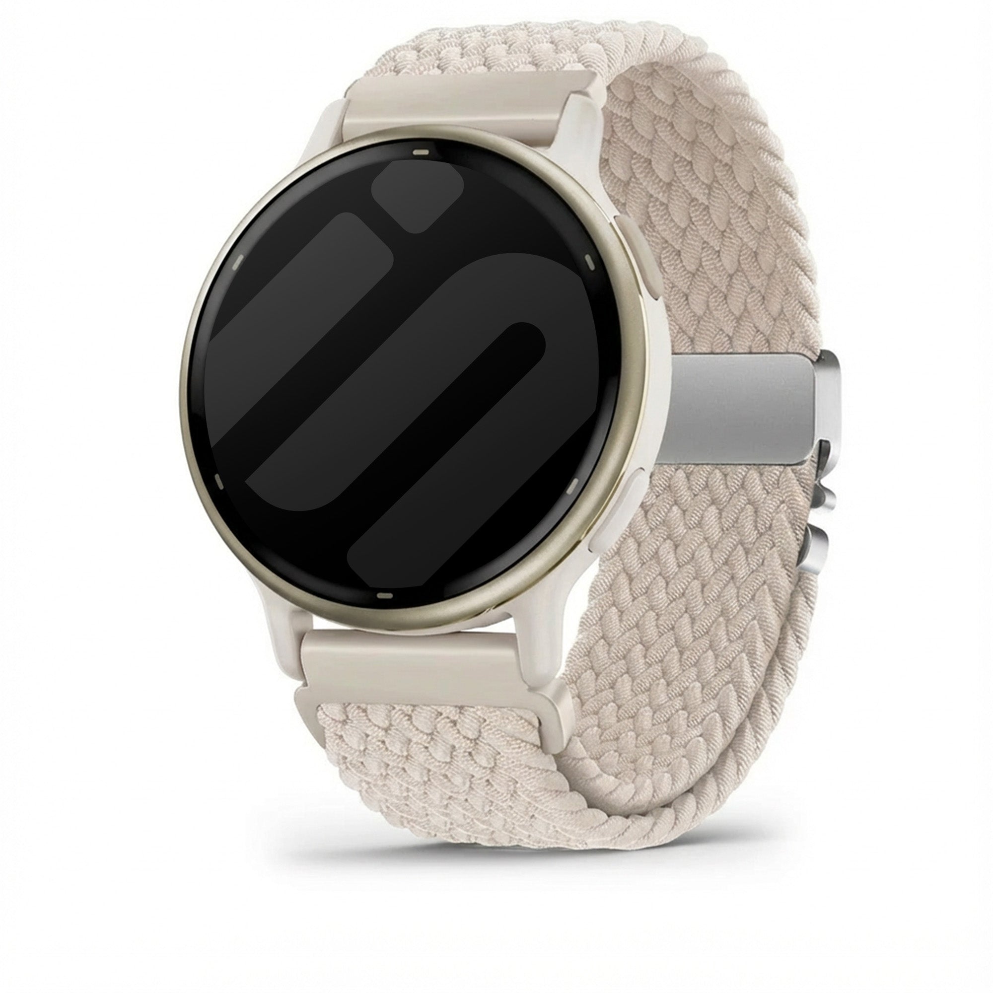 Bracelet tissé avec boucle Garmin Vivoactive 5 (lumière stellaire)
