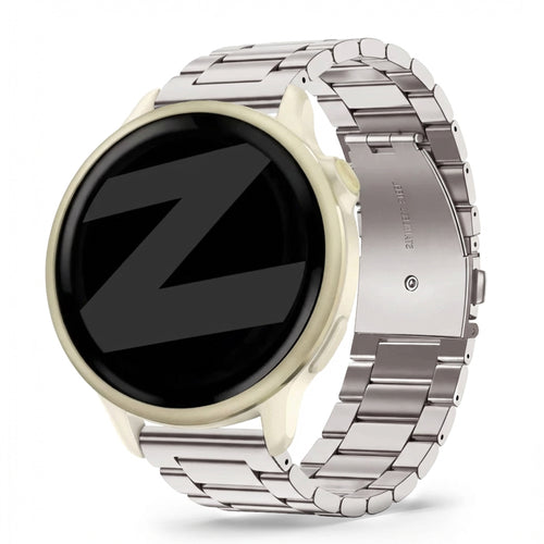 Bandz Bracelet acier 'Classic' Garmin Vivoactive 6 (lumière stellaire)