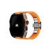 Reqior Boîtier avec bracelet en caoutchouc Apple Watch Ultra (noir/orange)
