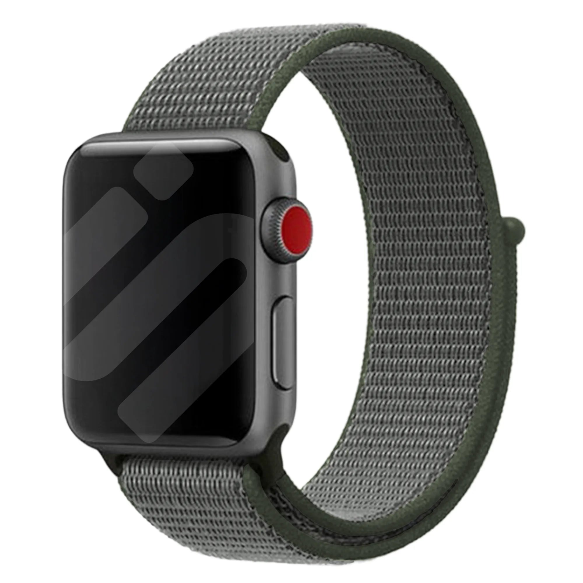 Bracelet nylon Apple Watch (vert)