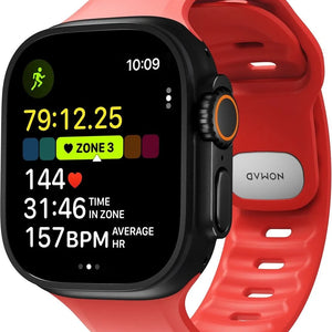 Nomad Bracelet silicone Tempo Apple Watch (corail)