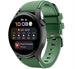 Bracelet silicone Huawei Watch 3 (Pro) (vert armée)