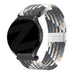 Bandz Bracelet nylon tressé Garmin Venu SQ 2 (mandala noir)