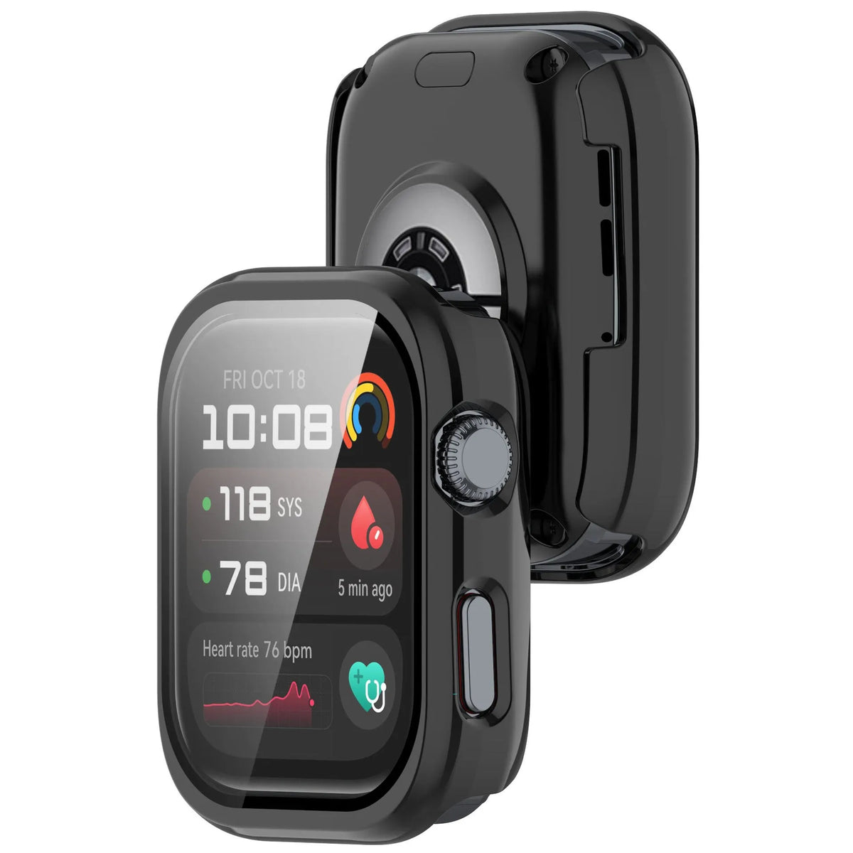 Coque rigide avec verre Huawei Watch D2 (noir)