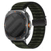 Bracelet nylon ondulé boucle en P Samsung Galaxy Watch Ultra 2 (vert)