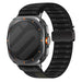 Bracelet nylon ondulé boucle en P Samsung Galaxy Watch Ultra 2 (noir)