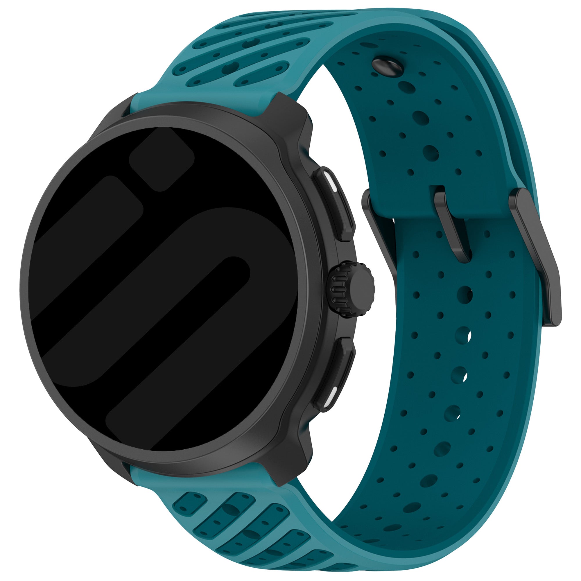 Bracelet silicone à rayures Huawei Watch 4 (Pro) (bleu)