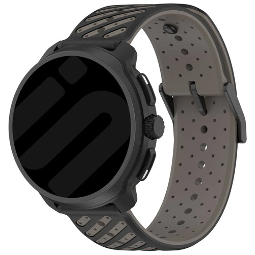 ICE Fit RT 3.0 - 40mm Striped Silicone Strap (Grey)