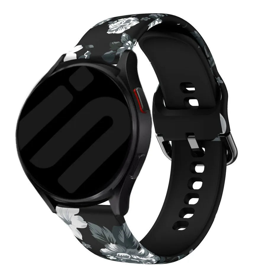 Grey Flower Coros Pace 2 Strap
