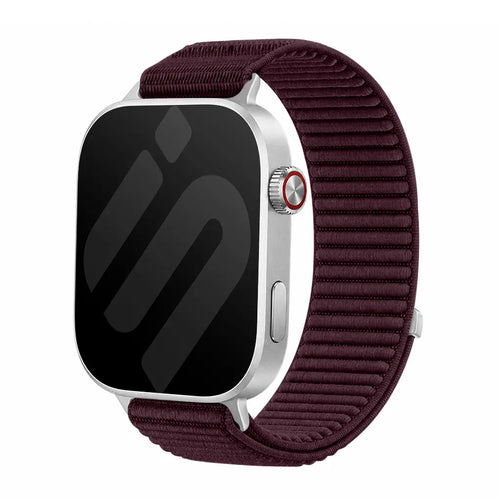 Bracelet nylon ondulé Redmi Watch 6 Active (prune)