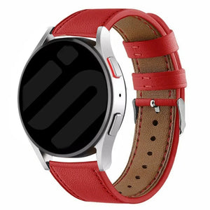 Bracelet cuir moderne Oppo Watch X (rouge)
