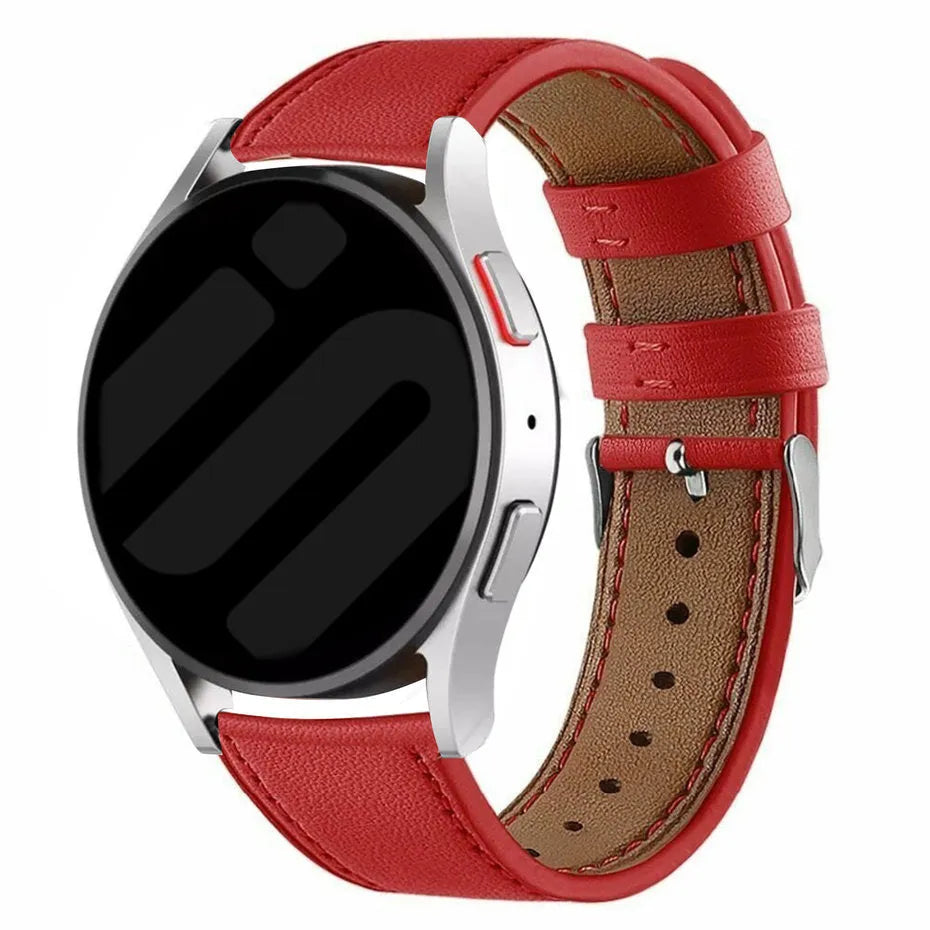 Bracelet cuir moderne Coros Apex 2 (rouge)
