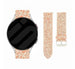 Bracelet cuir brillante Withings Steel HR - 40mm (rose or)