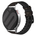 Bracelet cuir et silicone Withings Steel HR Sport (marron)