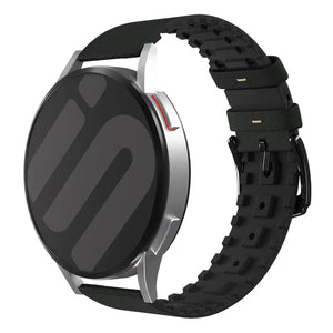 Amazfit GTR Mini Leather / Silicone Strap (Green)