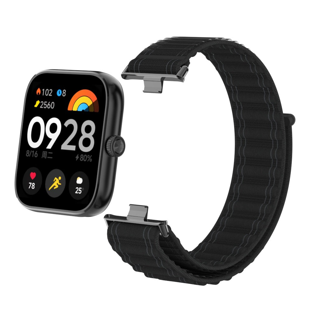 Bracelet nylon Xiaomi Smart Band 9 Pro Wave (noir)