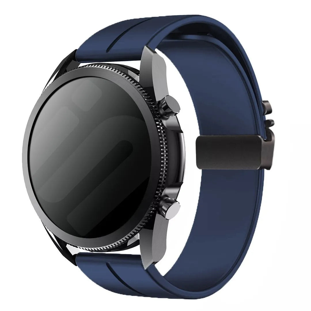 Bracelet silicone Amazfit Active avec boucle P (bleu foncé)