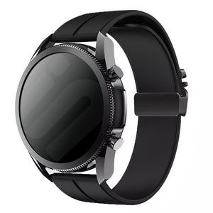 Bracelet silicone Withings ScanWatch 2 - 42mm avec boucle P (noir)