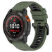 Bracelet sport á boucle Garmin Instinct 3 - 45mm (vert olive/noir)