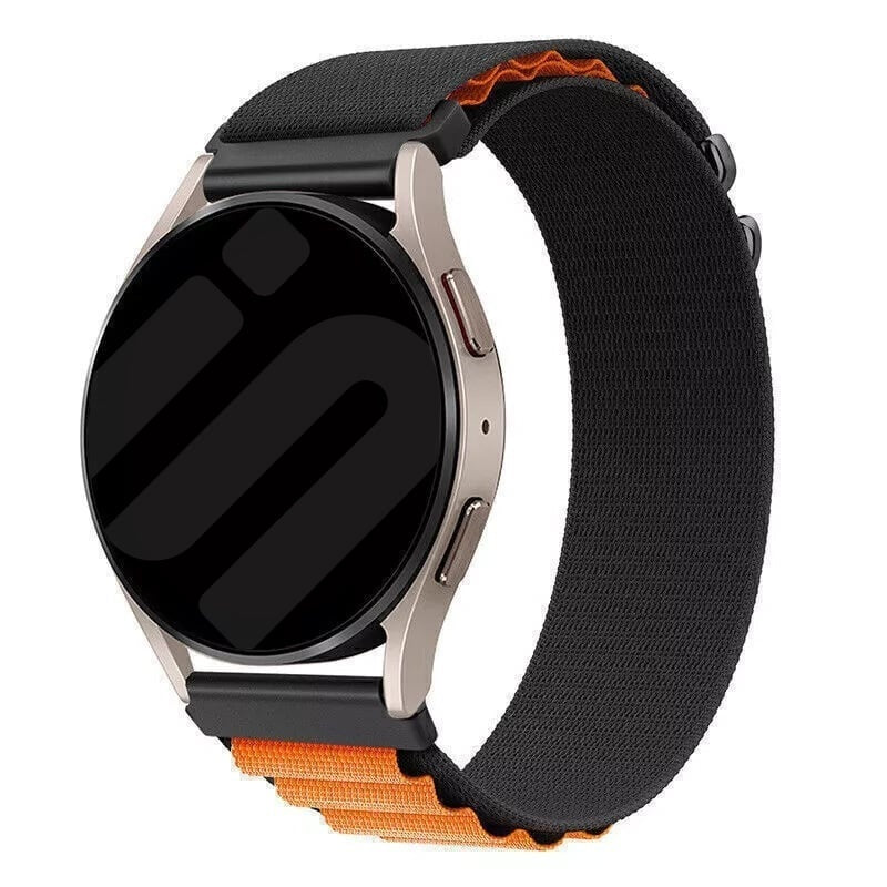 Bracelet nylon Alpine CMF Watch Pro 3 (noir/orange)