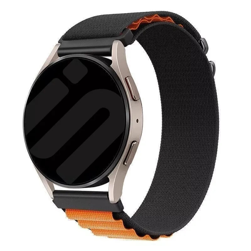 Bracelet nylon Alpine Suunto Race (S) (noir/orange)