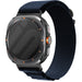 Bracelet Alpine nylon Samsung Galaxy Watch Ultra 2 (bleu)