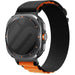 Samsung Galaxy Watch Ultra 2 Alpine Nylon Strap (Black/Orange)