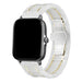 Bracelet acier céramique Xiaomi Amazfit GTS (blanc/or)