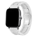 Bracelet acier céramique Amazfit Bip (blanc/argent)