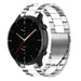 Bracelet acier Amazfit GTR 2 (argent/blanc)